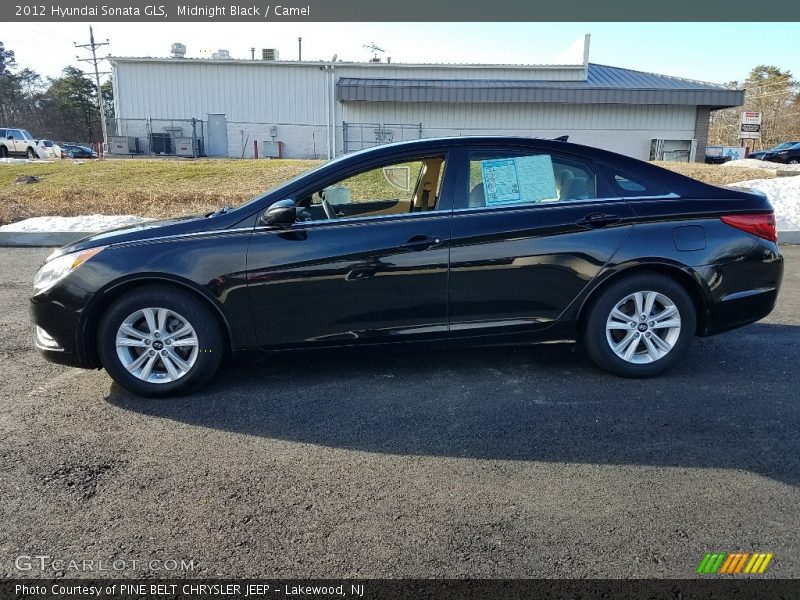 Midnight Black / Camel 2012 Hyundai Sonata GLS