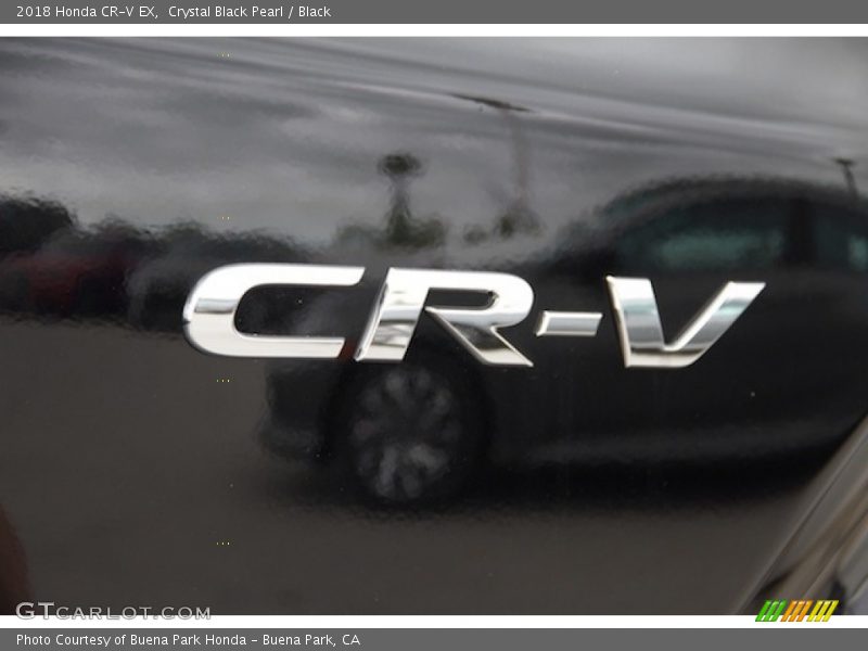 Crystal Black Pearl / Black 2018 Honda CR-V EX