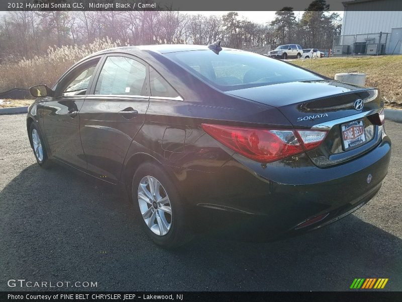Midnight Black / Camel 2012 Hyundai Sonata GLS