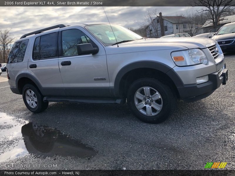 Silver Birch Metallic / Stone 2006 Ford Explorer XLT 4x4
