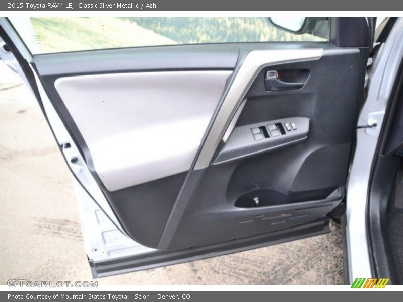 Classic Silver Metallic / Ash 2015 Toyota RAV4 LE