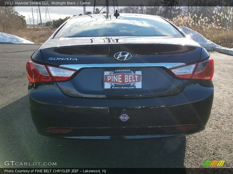 Midnight Black / Camel 2012 Hyundai Sonata GLS