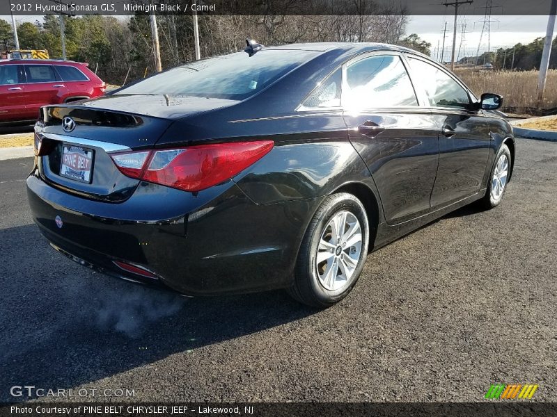 Midnight Black / Camel 2012 Hyundai Sonata GLS
