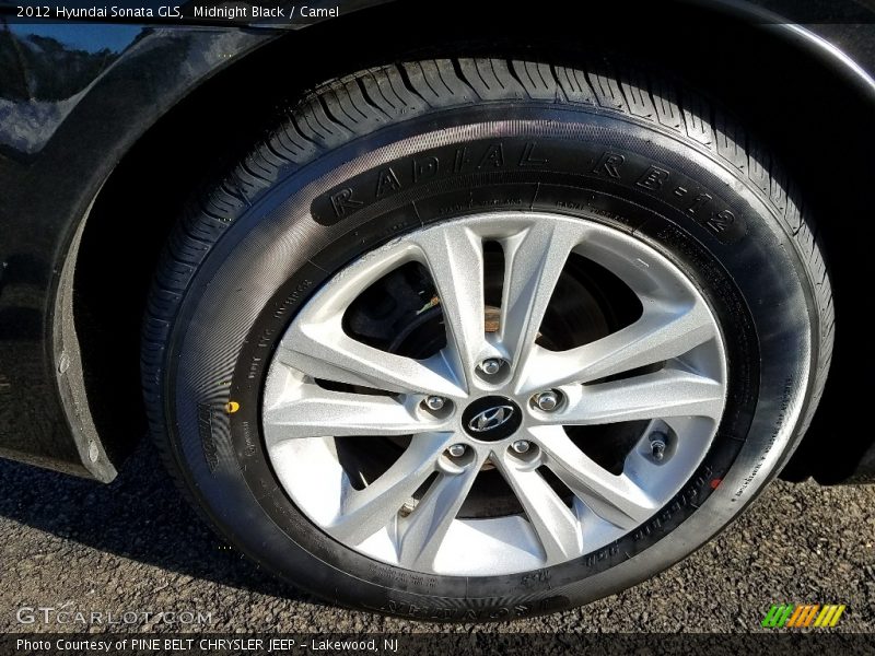 Midnight Black / Camel 2012 Hyundai Sonata GLS