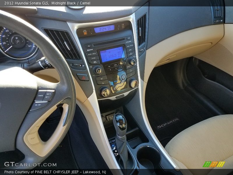 Midnight Black / Camel 2012 Hyundai Sonata GLS