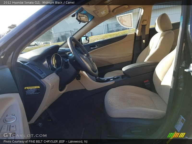 Midnight Black / Camel 2012 Hyundai Sonata GLS