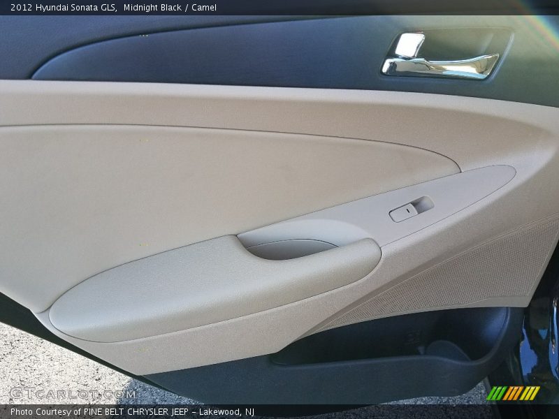 Midnight Black / Camel 2012 Hyundai Sonata GLS