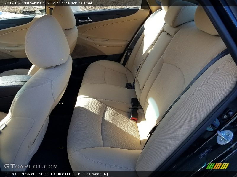 Midnight Black / Camel 2012 Hyundai Sonata GLS
