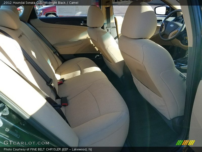 Midnight Black / Camel 2012 Hyundai Sonata GLS