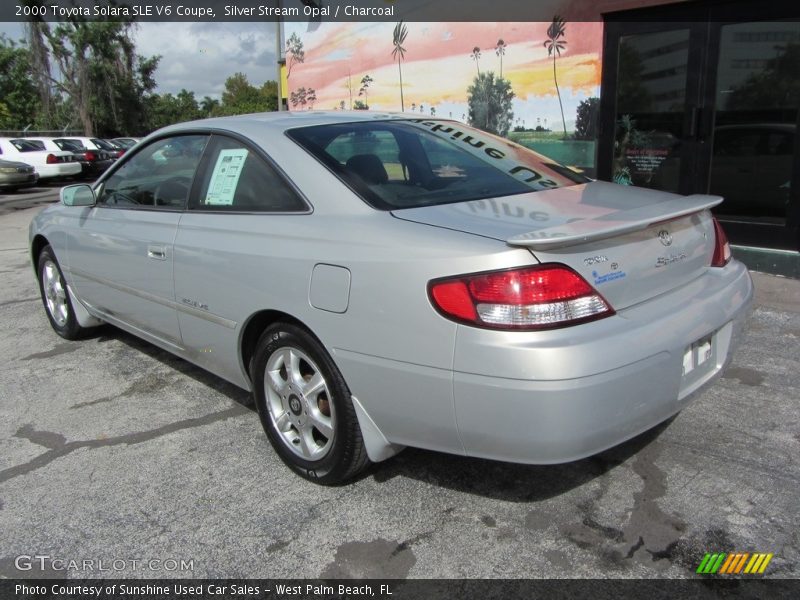 Silver Stream Opal / Charcoal 2000 Toyota Solara SLE V6 Coupe