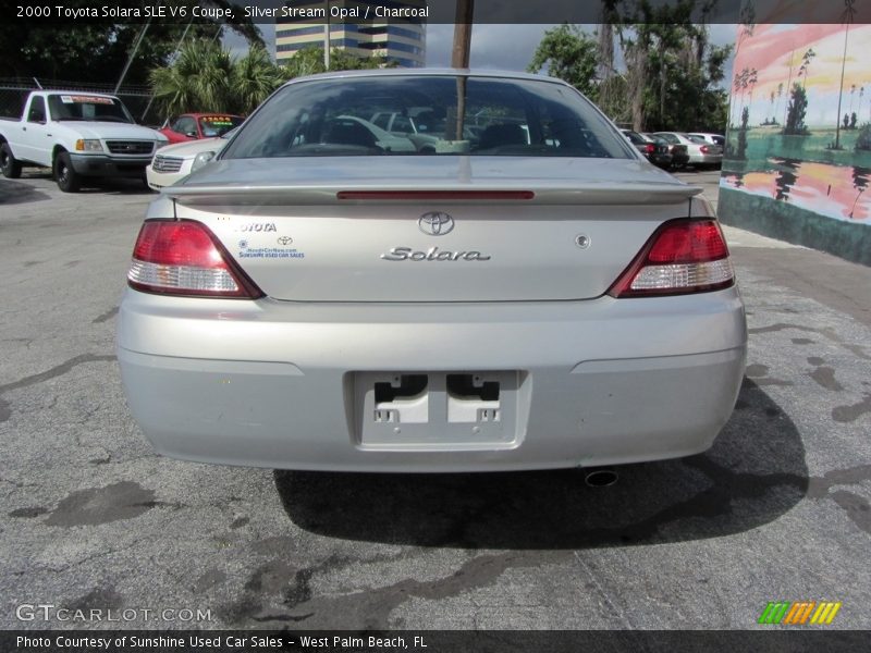 Silver Stream Opal / Charcoal 2000 Toyota Solara SLE V6 Coupe