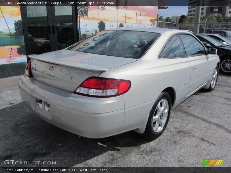 Silver Stream Opal / Charcoal 2000 Toyota Solara SLE V6 Coupe