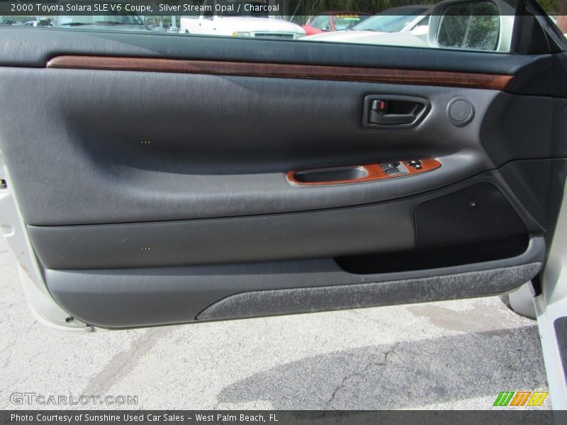 Silver Stream Opal / Charcoal 2000 Toyota Solara SLE V6 Coupe