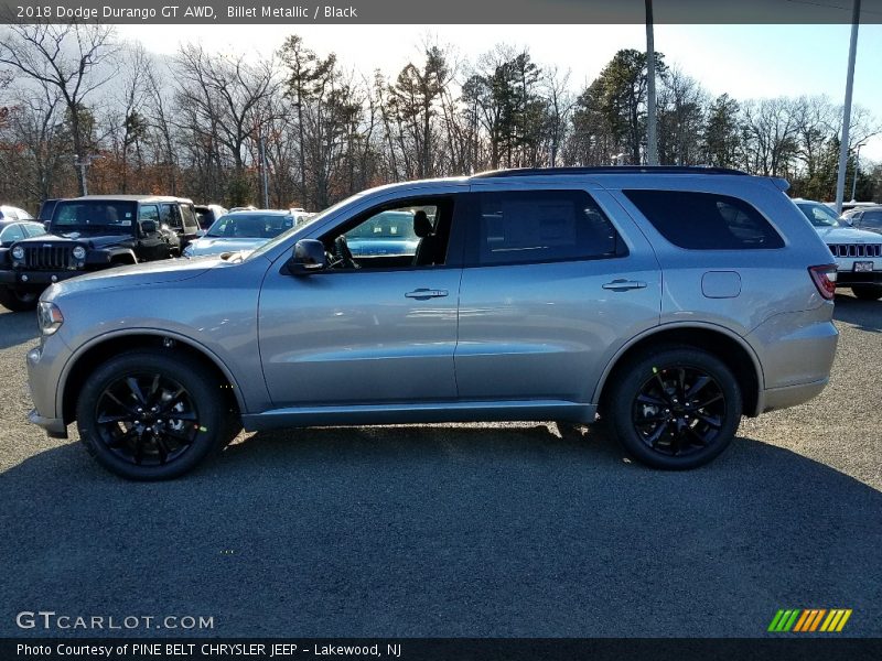 Billet Metallic / Black 2018 Dodge Durango GT AWD