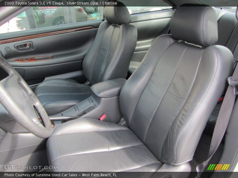 Silver Stream Opal / Charcoal 2000 Toyota Solara SLE V6 Coupe