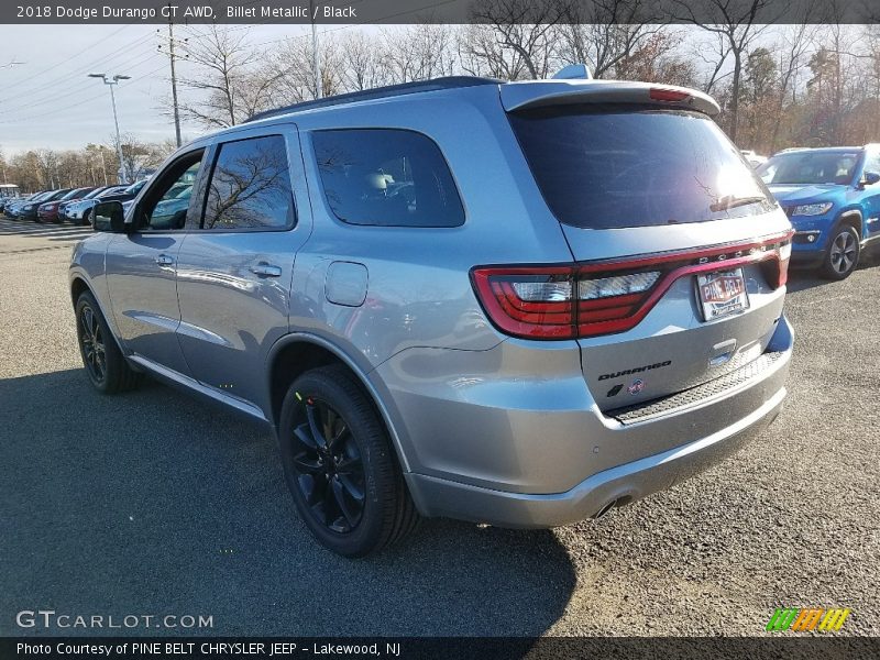 Billet Metallic / Black 2018 Dodge Durango GT AWD