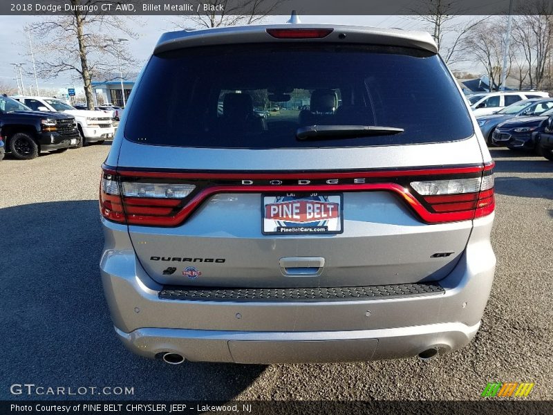 Billet Metallic / Black 2018 Dodge Durango GT AWD