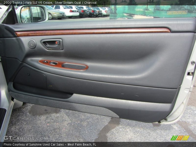 Silver Stream Opal / Charcoal 2000 Toyota Solara SLE V6 Coupe