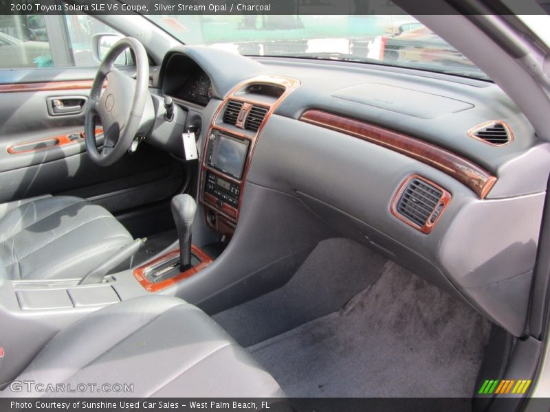 Silver Stream Opal / Charcoal 2000 Toyota Solara SLE V6 Coupe