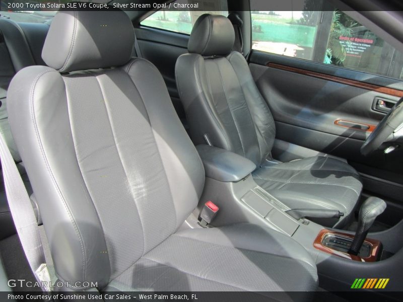 Silver Stream Opal / Charcoal 2000 Toyota Solara SLE V6 Coupe