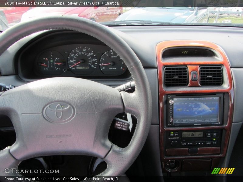 Silver Stream Opal / Charcoal 2000 Toyota Solara SLE V6 Coupe