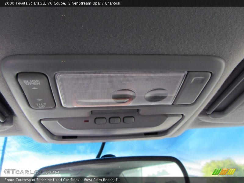 Silver Stream Opal / Charcoal 2000 Toyota Solara SLE V6 Coupe