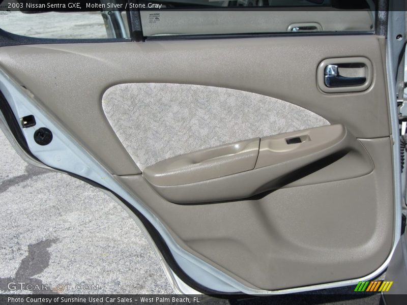 Molten Silver / Stone Gray 2003 Nissan Sentra GXE