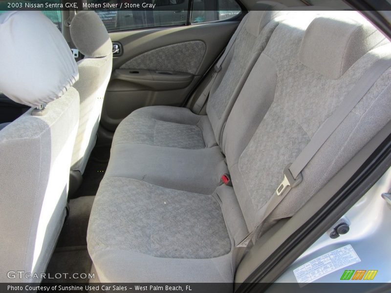 Molten Silver / Stone Gray 2003 Nissan Sentra GXE