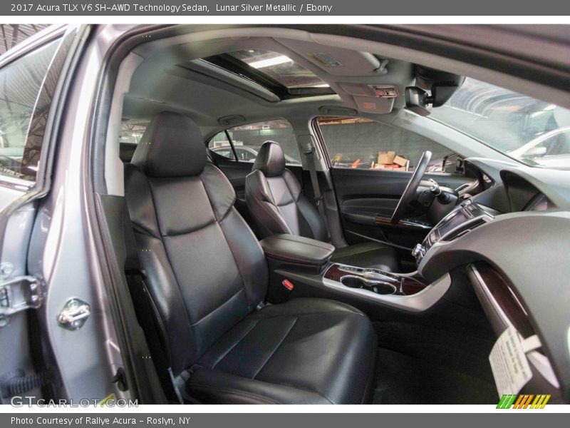 Lunar Silver Metallic / Ebony 2017 Acura TLX V6 SH-AWD Technology Sedan