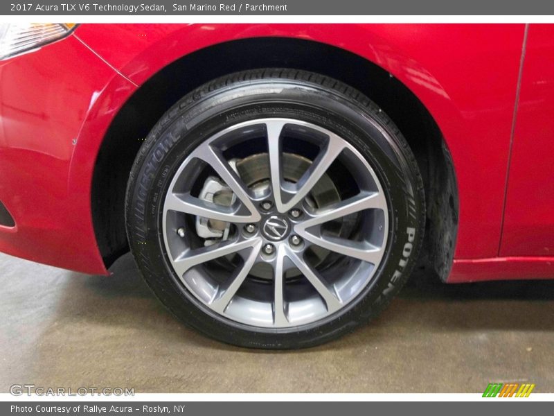 San Marino Red / Parchment 2017 Acura TLX V6 Technology Sedan