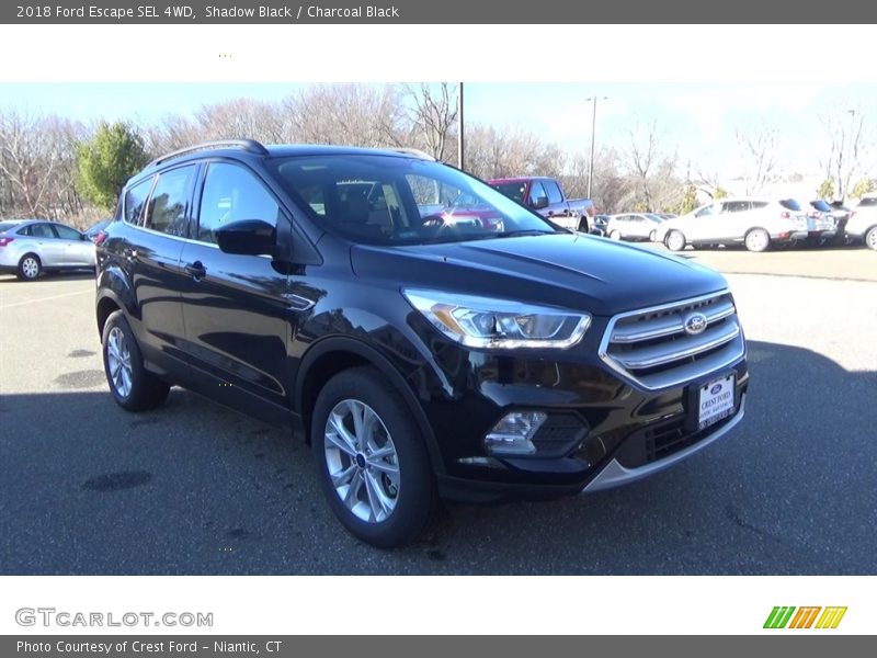 Shadow Black / Charcoal Black 2018 Ford Escape SEL 4WD
