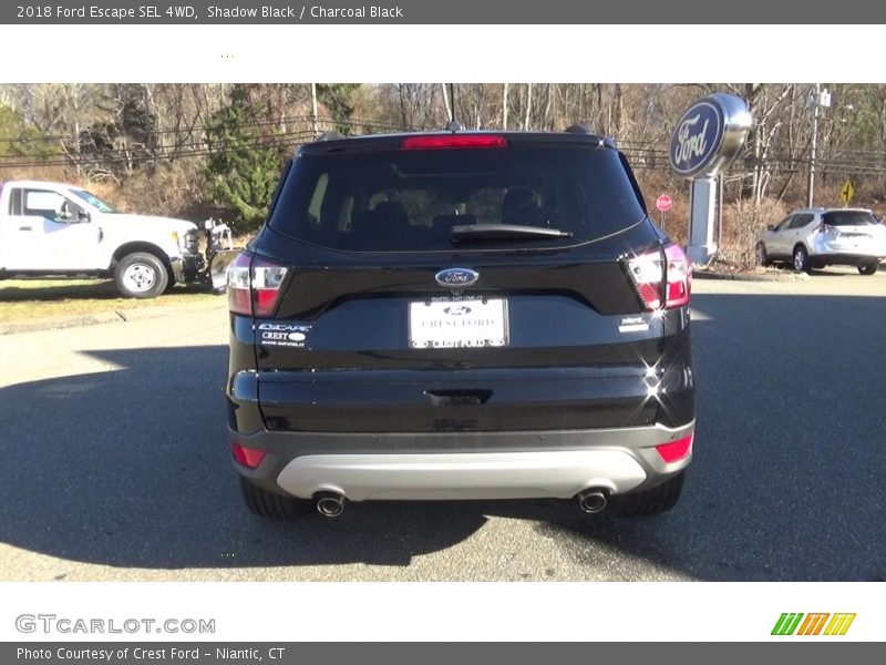 Shadow Black / Charcoal Black 2018 Ford Escape SEL 4WD