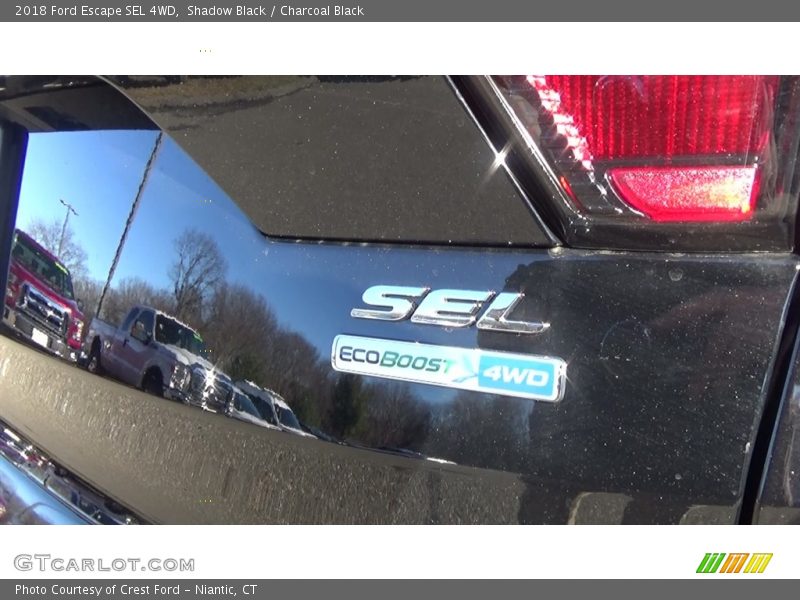 Shadow Black / Charcoal Black 2018 Ford Escape SEL 4WD