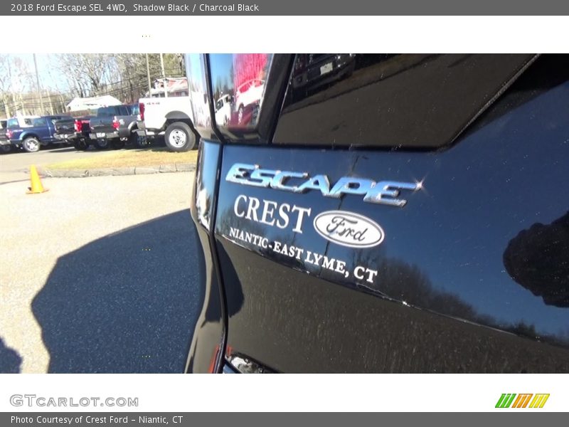 Shadow Black / Charcoal Black 2018 Ford Escape SEL 4WD