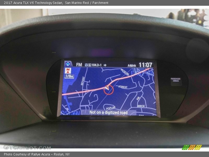 San Marino Red / Parchment 2017 Acura TLX V6 Technology Sedan