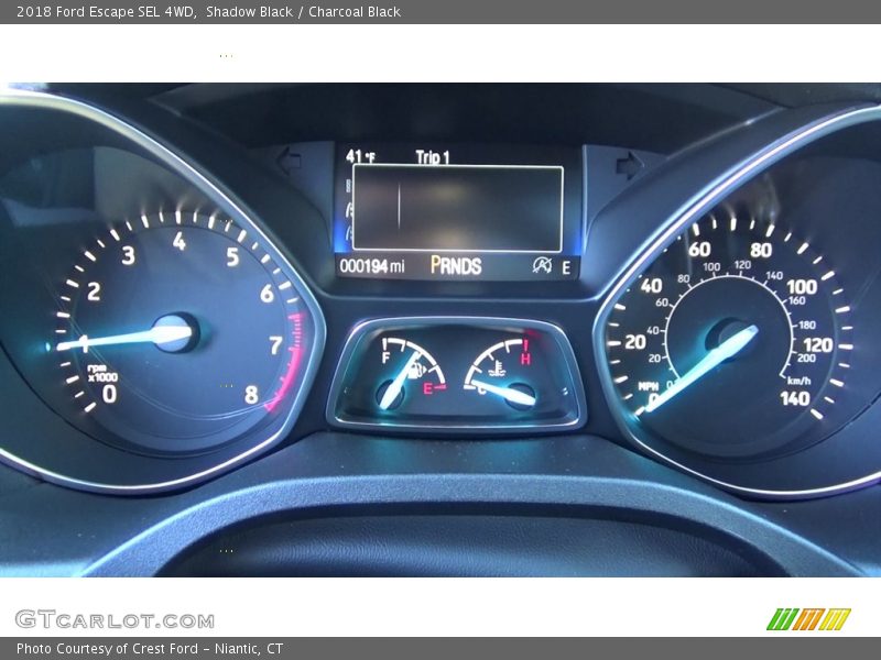 Shadow Black / Charcoal Black 2018 Ford Escape SEL 4WD