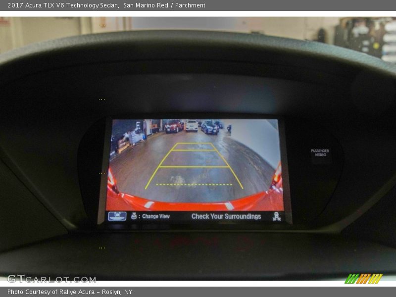 San Marino Red / Parchment 2017 Acura TLX V6 Technology Sedan