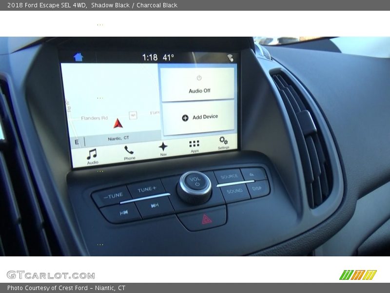 Shadow Black / Charcoal Black 2018 Ford Escape SEL 4WD