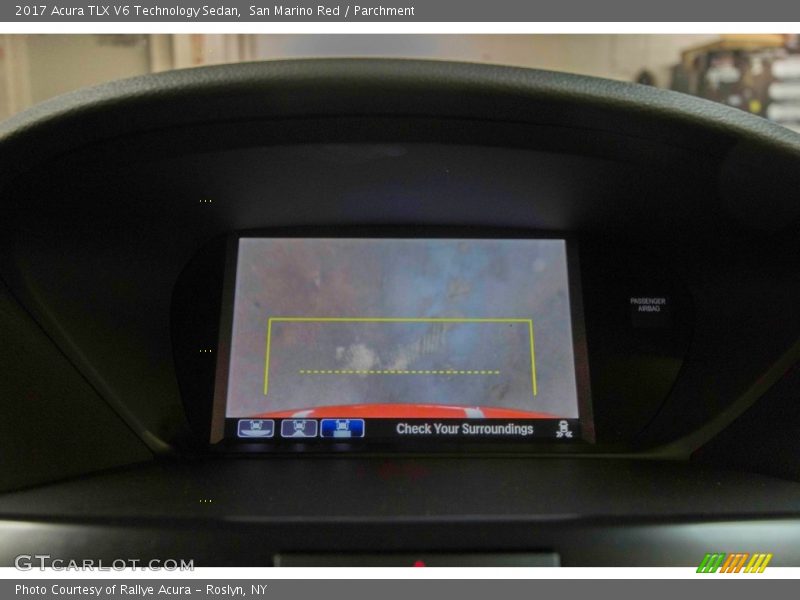 San Marino Red / Parchment 2017 Acura TLX V6 Technology Sedan