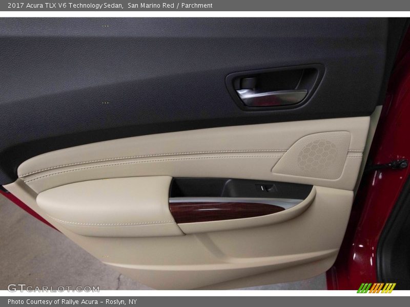 San Marino Red / Parchment 2017 Acura TLX V6 Technology Sedan