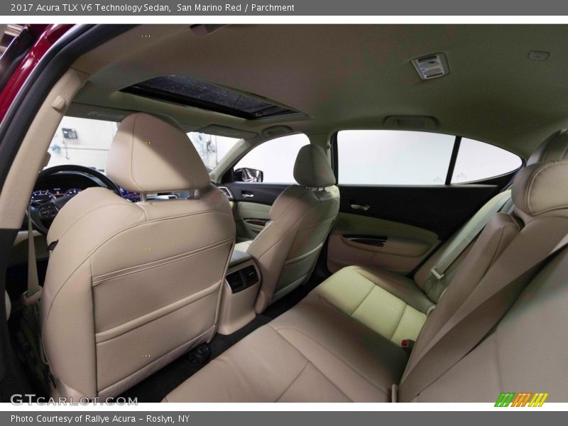 San Marino Red / Parchment 2017 Acura TLX V6 Technology Sedan