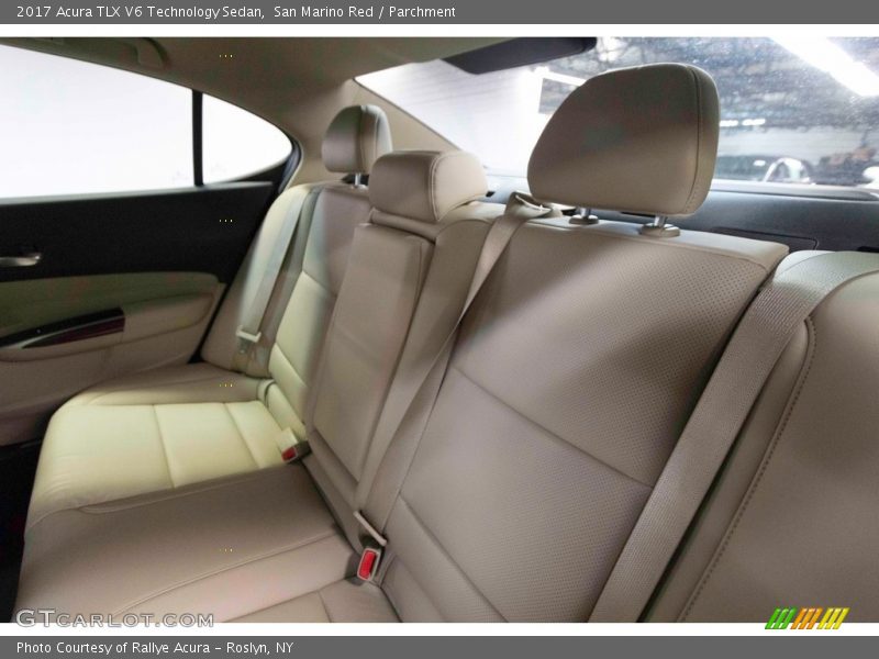 San Marino Red / Parchment 2017 Acura TLX V6 Technology Sedan