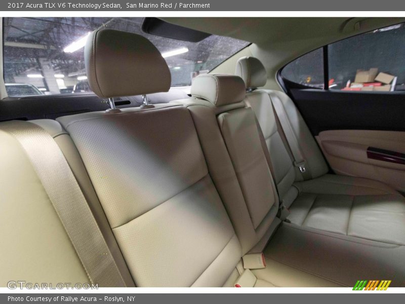 San Marino Red / Parchment 2017 Acura TLX V6 Technology Sedan