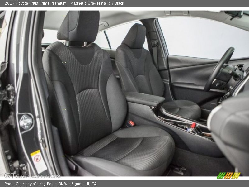 Front Seat of 2017 Prius Prime Premium