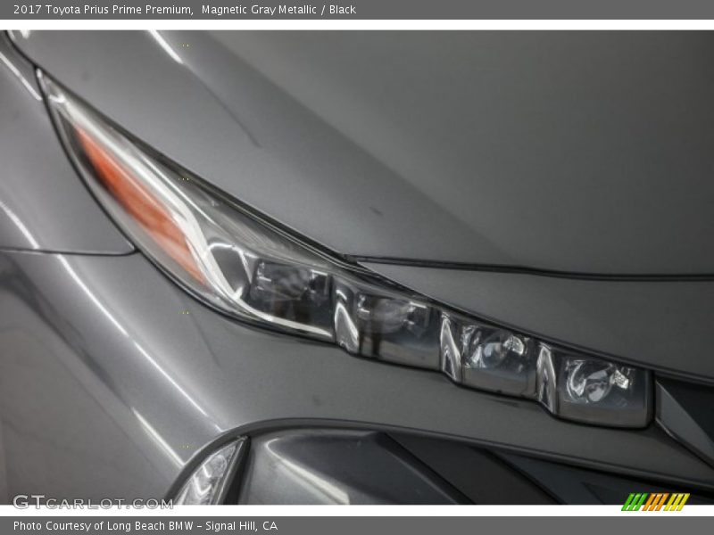 Magnetic Gray Metallic / Black 2017 Toyota Prius Prime Premium