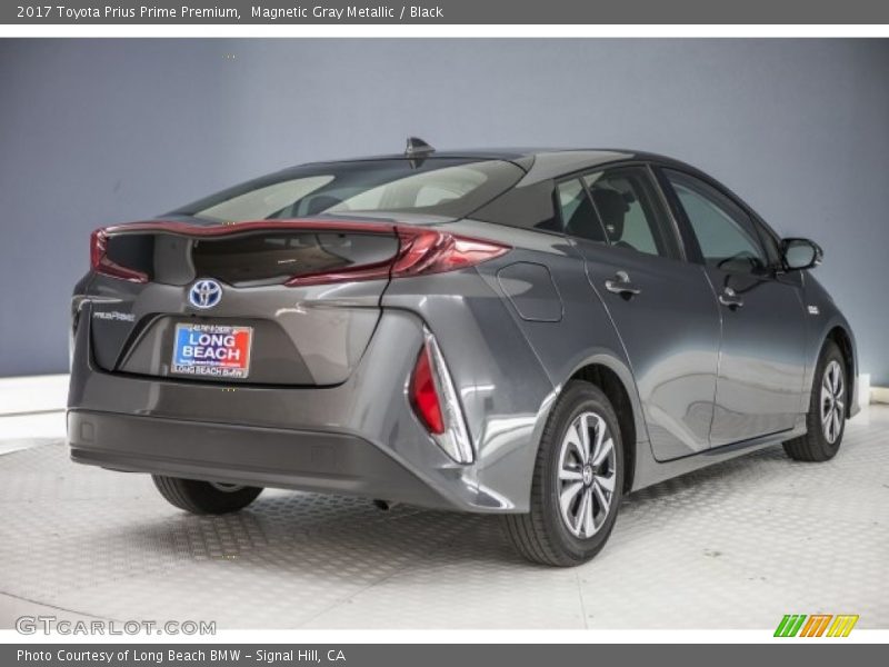 Magnetic Gray Metallic / Black 2017 Toyota Prius Prime Premium