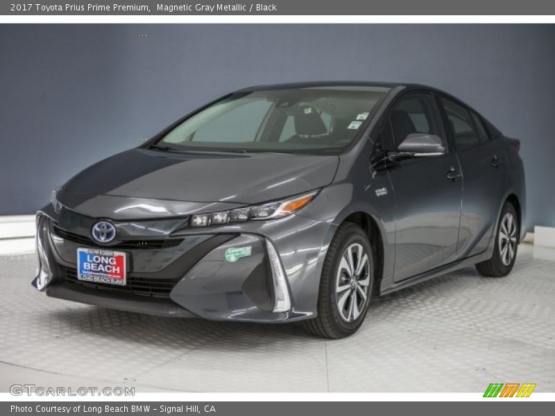 Magnetic Gray Metallic / Black 2017 Toyota Prius Prime Premium