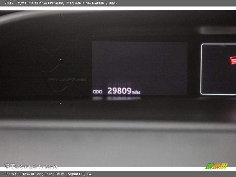 Magnetic Gray Metallic / Black 2017 Toyota Prius Prime Premium