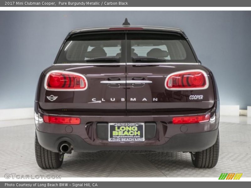 Pure Burgundy Metallic / Carbon Black 2017 Mini Clubman Cooper