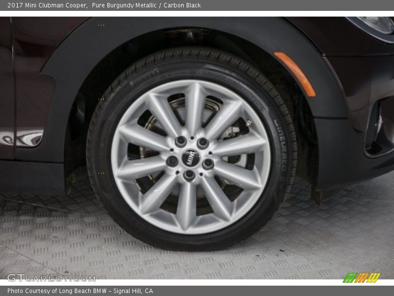 Pure Burgundy Metallic / Carbon Black 2017 Mini Clubman Cooper